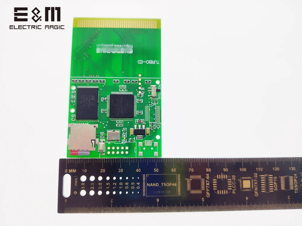 Игровая оптическая плата в стиле ретро для ПК двигателя (pce) Turbo GrafX Flashcard PCE classic с TF