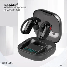 Kebidu Q62 Bluetooth 5,0 наушники TWS светодиодный дисплей наушники Handsfree Спорт ушные крючки игровая гарнитура с двумя микрофонами