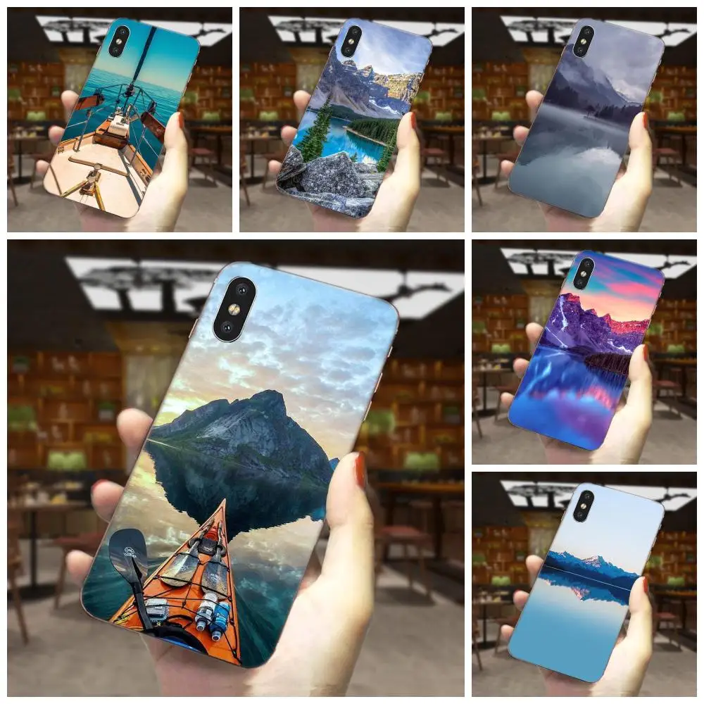 Вода Приключения горы озеро для Galaxy Note 10 A10E A10S A20S A30S A40S A50S A6S A70S A730 A8S M30S S2 S3 Plus |
