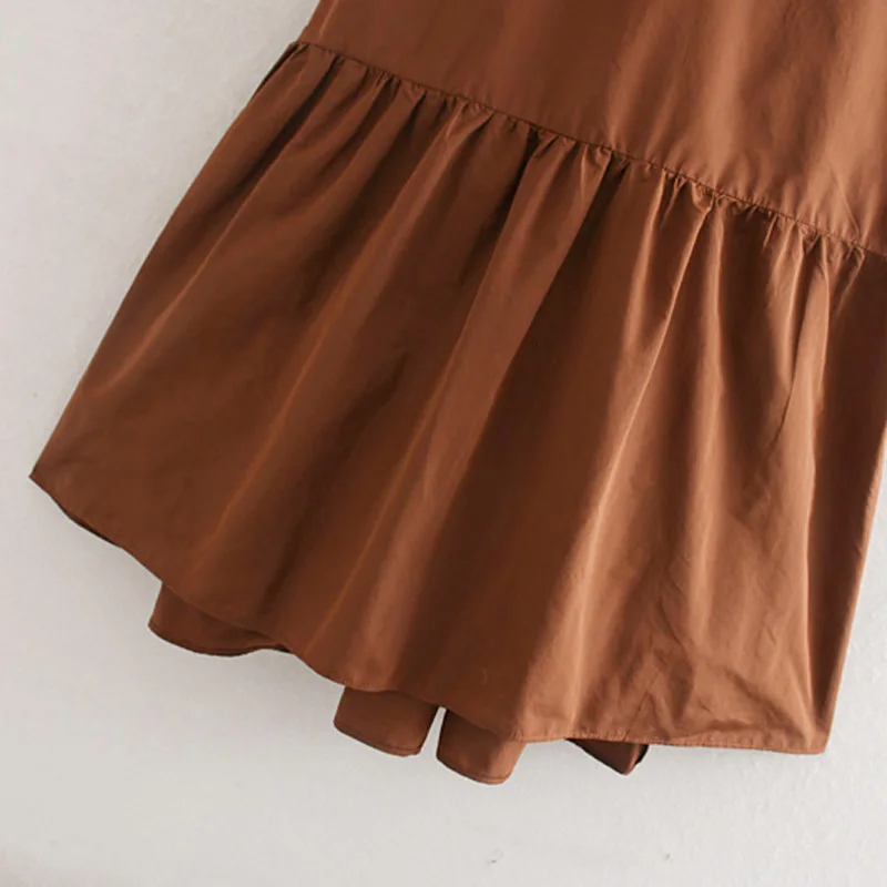 RR Taffeta свободные платья для женщин Мода O образным вырезом одноцветное платье для женщин элегантные Половина рукава платья для женщин дамы JD