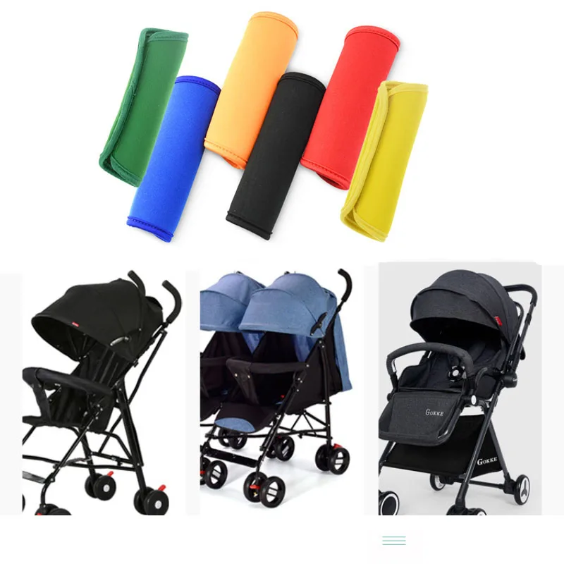 1pc Baby Strollers Accessories Pram Handle Case Protective Cover Car Handrail Pushchair Multiple Colour | Мать и ребенок