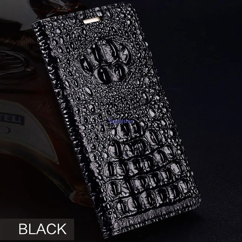 Signalshin Luxury 3D Genuine Leather Phone Case For Huawei P20 P30 Mate 20 20X 30 Pro Crocodile Head Cover Honor case | Мобильные