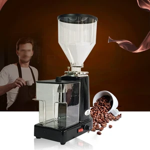 XL-018 Electric Coffee grinder commercial household coffee grinder Coffee Milling machine Flat Burr grinder Black/Red 110v/220v