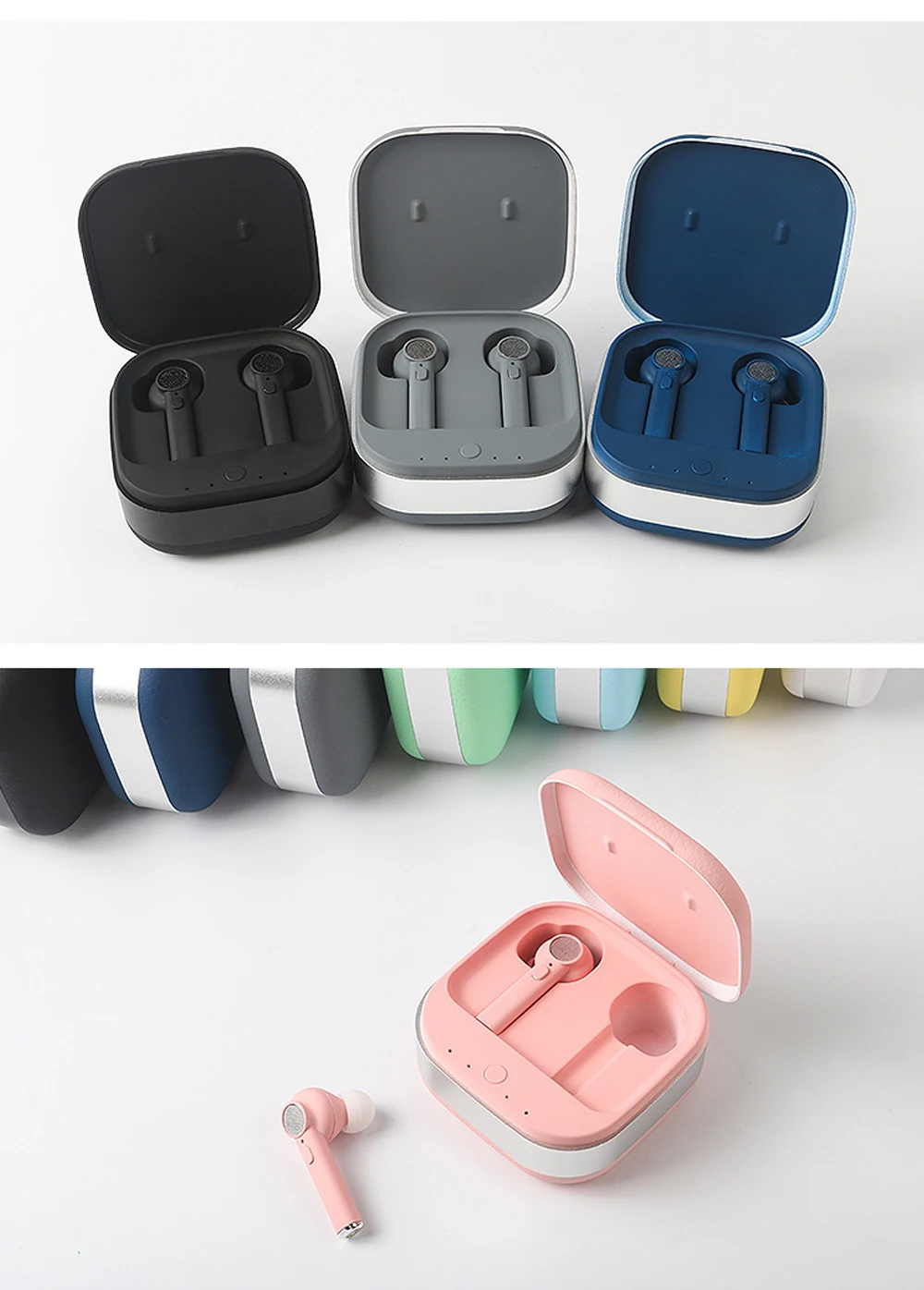 Новинка D012 TWS 5,0 Bluetooth наушники Macaron мини беспроводные Bluetooth наушники мини спортивные наушники портативные деловые наушники