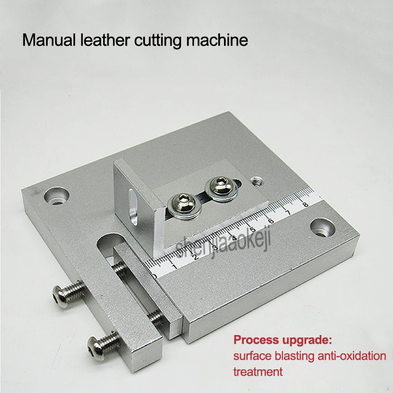 1PC Desktop DIY Handmade Leather Cutting Machine Leather Paring Tools Can Cut Width Within 60MM Manual Leather Cutter Tool