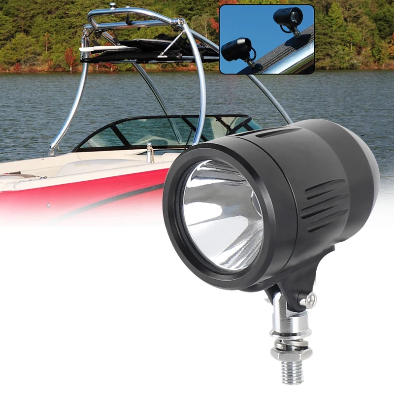 10 Вт 10-80 в Yacht Spotlight Лодка Круглый Светодиодный прожектор для автомобилей грузовиков внедорожные транспортные средства мотоциклы