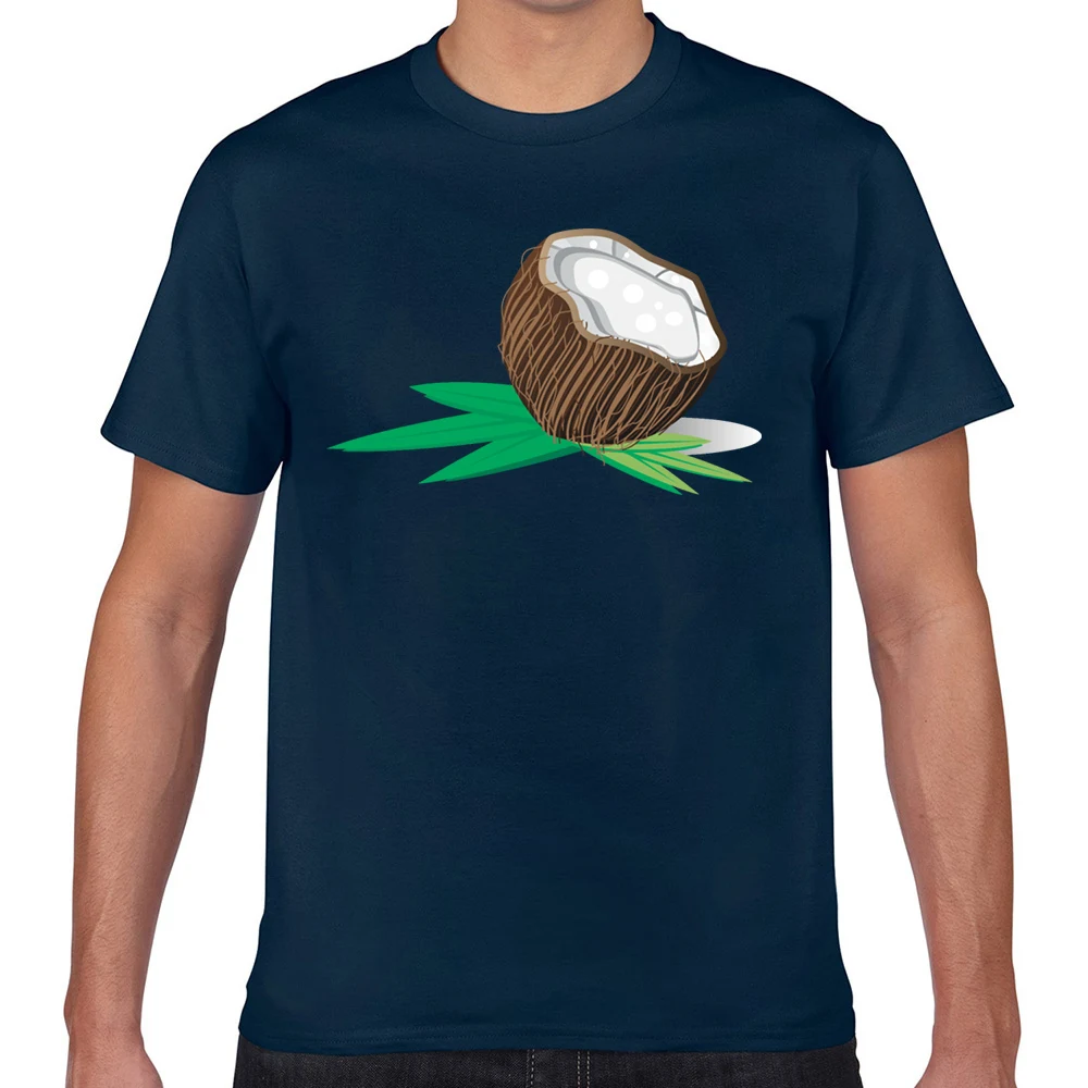 Tops T Shirt Men coconut Sexy Harajuku Short Male Tshirt | Мужская одежда