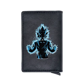 

Classic Dragon Ball Goku Multifunctio Digital Printing Leather Card Holder Wallet Men Women Mini Short Purse Gift