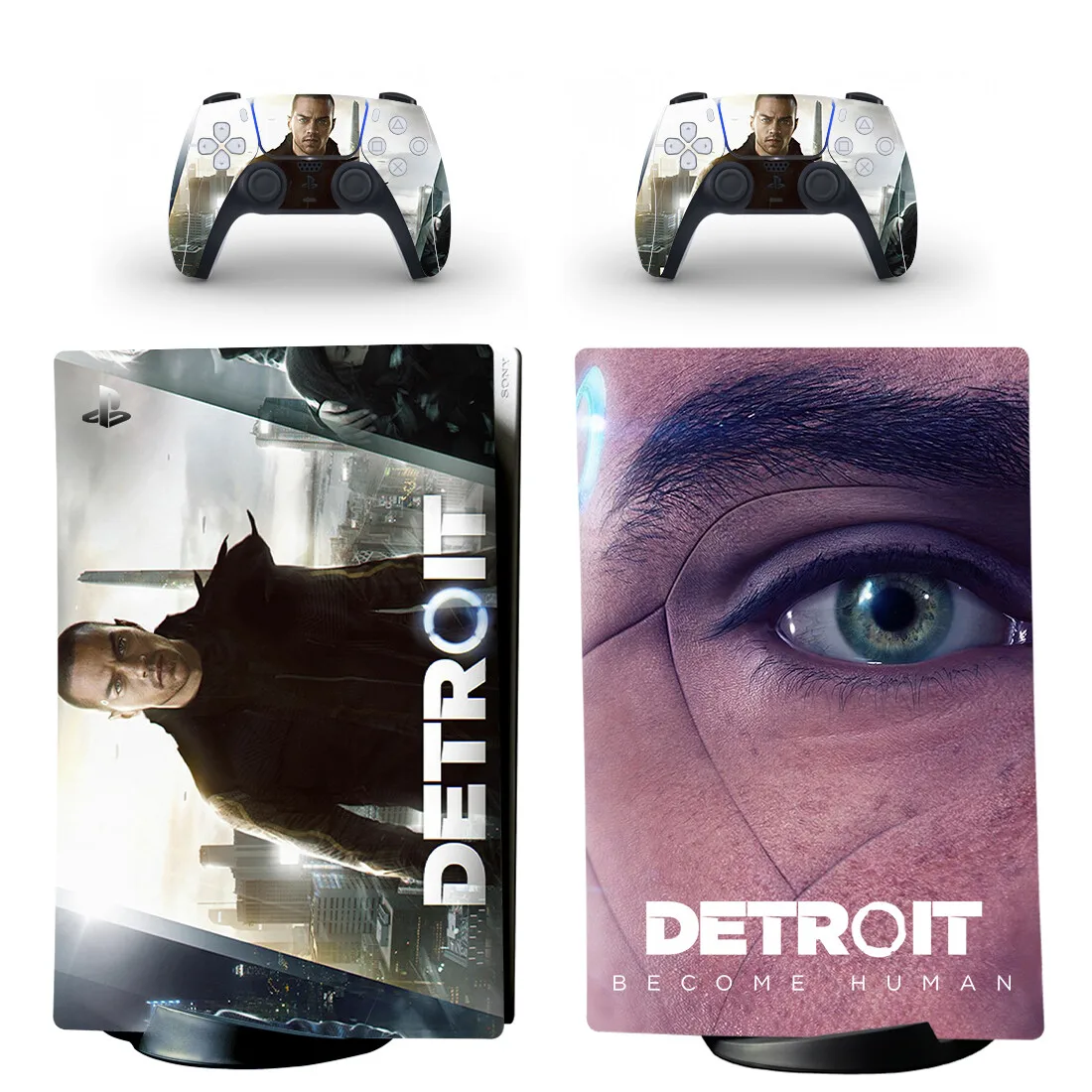 Detroit Become Human PS5 Standard Disc Sticker Decal Cover for PlayStation  5 Console and 2 Controllers PS5 Disk Skin Vinyl - AliExpress