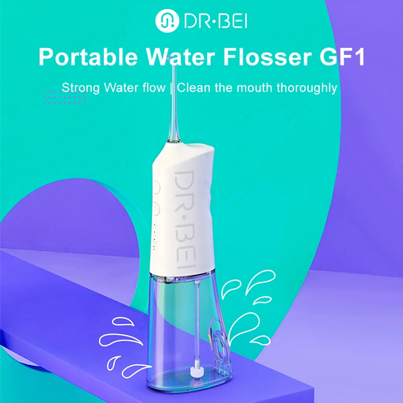 Ирригатор для полости рта DR.BEI GF1 аккумуляторный водостойкий IPX7 60 дней | Бытовая