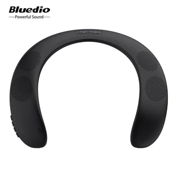 Bluedio HS bluetooth neck speaker column wireless speaker bluetooth 5.0 with bass FM radio SD card slot with microphone for game