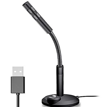 

Gooseneck Desktop USB Microphone Teaching School Office Work Conference for Recording Gaming Live Broadcast Streaming