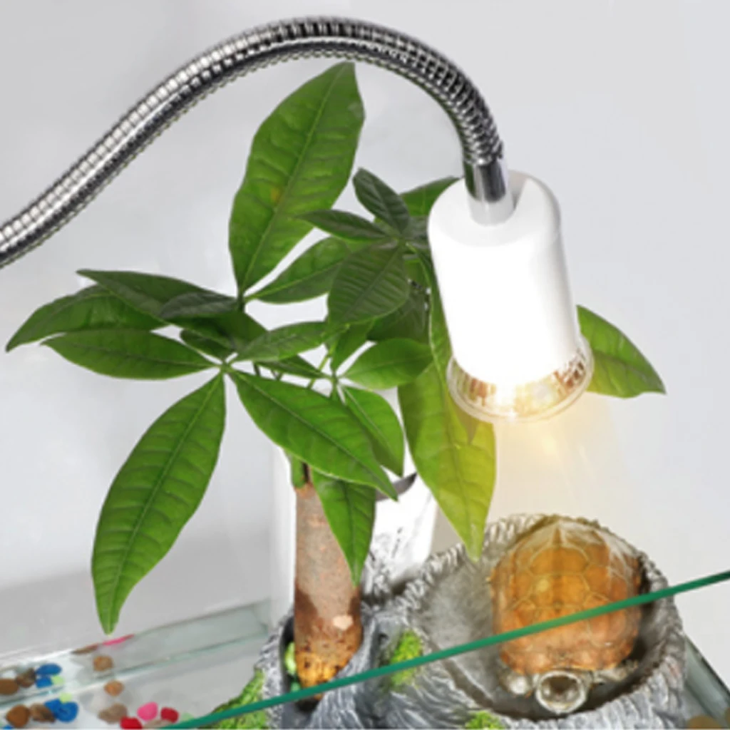 220V UVA UVB 3 0 Reptile Lamp Kit with Clip on Ceramic Light Holder Turtle Basking 3