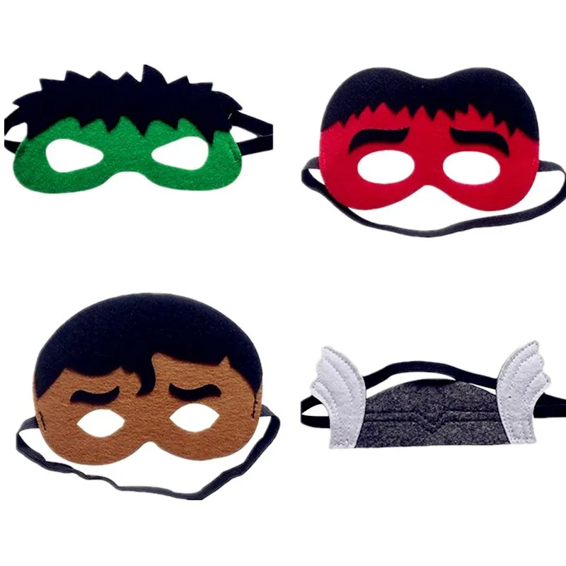 

Customizable Multi-color Halloween Mask Felt Mask Children Cartoon Animation Mask Christmas Party Masks