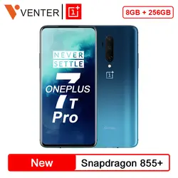 Предпродажа 2019 OnePlus 7T Pro Global rom Snapdragon 855 Plus 6,65 ''жидкий AMOLED 90 Гц экран частоты обновления 48MP тройной Cam 4085 мАч