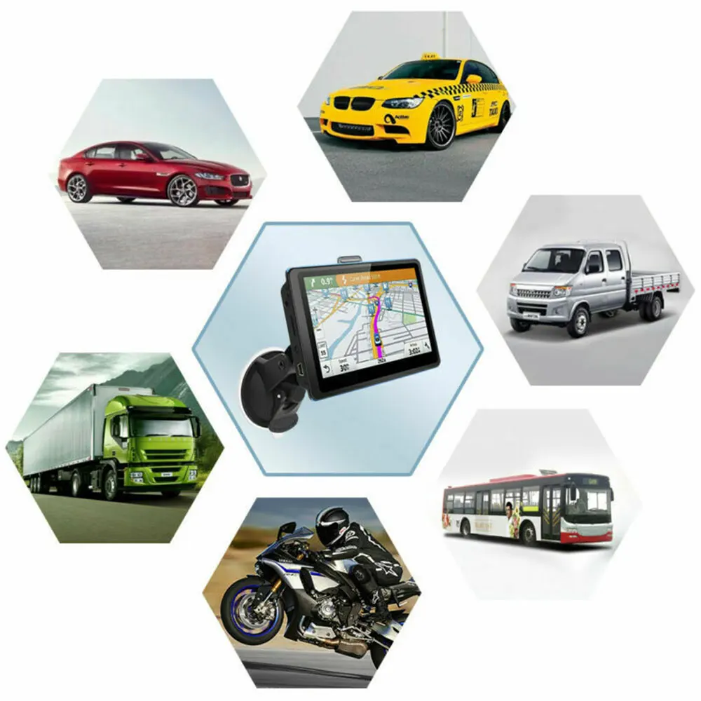  Vehemo 5 Zoll System HD GPS Navigator Richtungen GPS Navigation Auto Portable GPS Navigator System 