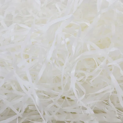 20/50g Paper Raffia Candy Boxes DIY Gift Filling Box Filler Material Colorful Shredded Crinkle Wedding Marriage Party Decoration O