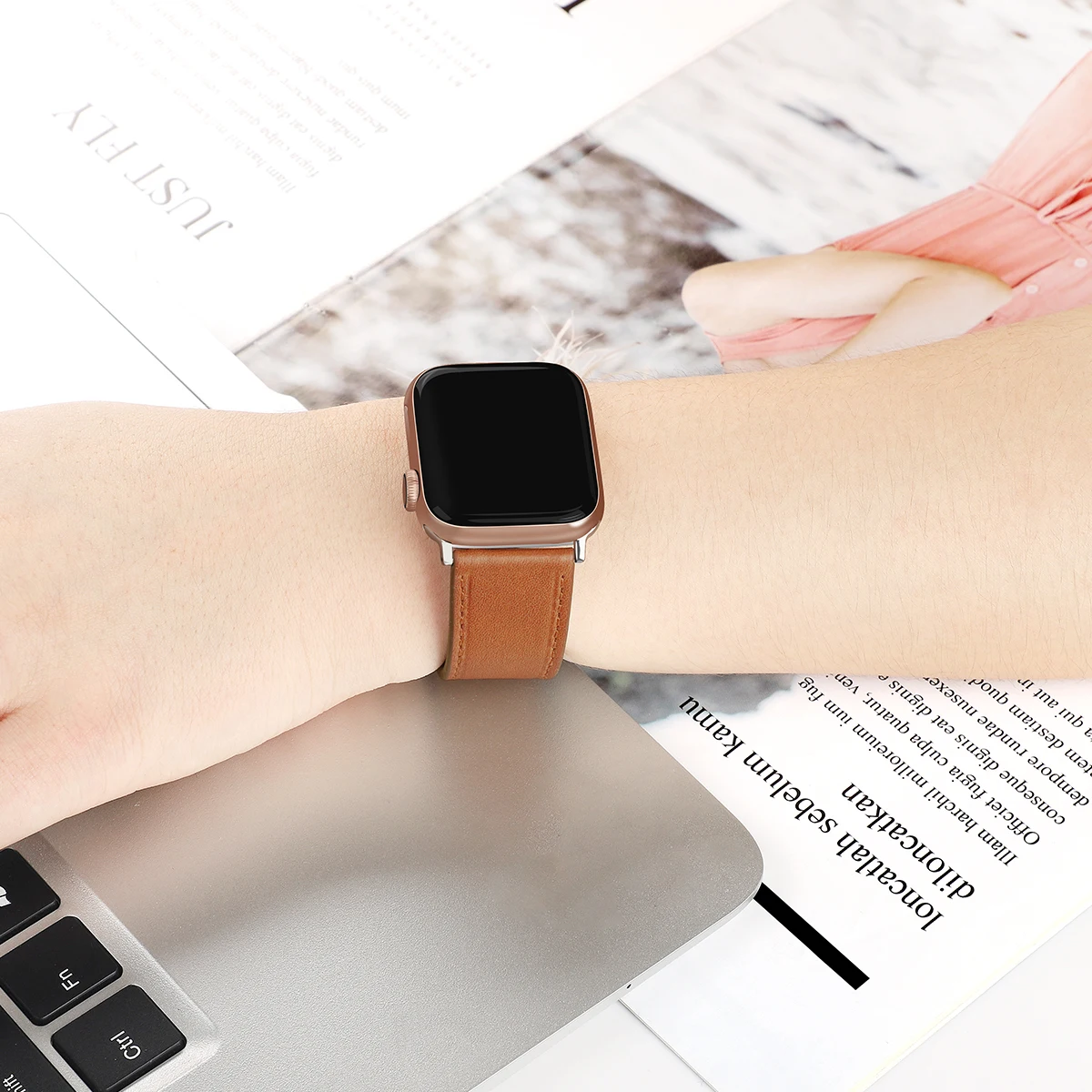 Из натуральной кожи петлевой ремень для apple watch группа 4 3) 44 мм, 42 мм, ремешок для часов, correa, наручных часов iwatch, 4/3/2/1 38 мм 40 мм браслет
