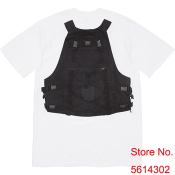 

Hot Sale Tactical Vest Printed T-Shirt Men Women 2020ss Sureme Collaboration Tees Couples Cotton Short Sleeve T-Shirt Men