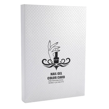 

120 Tips Colour Chart Display Book For Uv Gel Polish Nail Art Tool Manicure,120 Display White