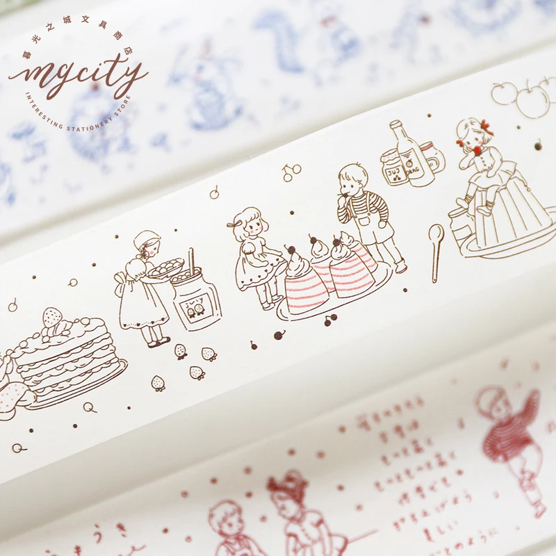 JIANWU 35mmX3m чудесная история Серия washi лента кавайное Украшение DIY Наклейка японские