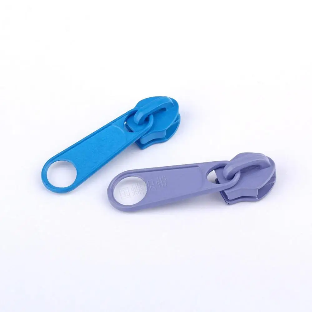 30PCS Metal Zipper Slider Zipper Nylon Coil Zipper Slider DIY Zipper Head Pull Replacement Repair Kit Garment Bag Suitcase