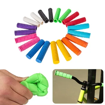 

BMX MTB Cycle Road Mountain Bicycle Scooter Bike Handle bar Rubber End Grip Soft