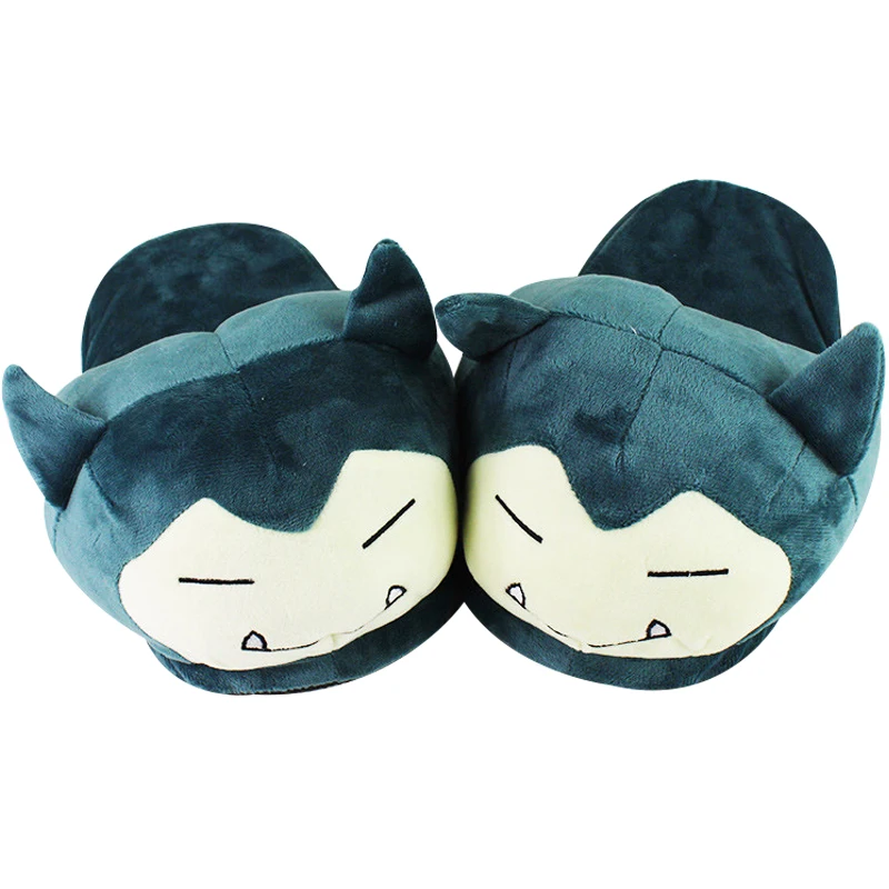 28 см Totoro Fairydust Snorlax Sailor Moon Eevee Psyduck Luigi Mario Gengar Kirby Yoshi; Плюшевые тапочки; домашние подарки
