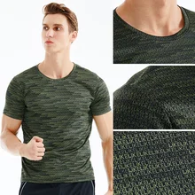 Летняя быстросохнущая Мужская футболка с короткими рукавами и круглым вырезом для бега, альпинизма, фитнеса, спорта на открытом воздухе