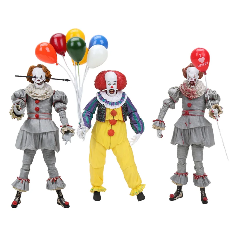 NECA Stephen King's It Ultimate Pennywise ПВХ экшн фигурка Джокер клоун ужас Коллекционная модель