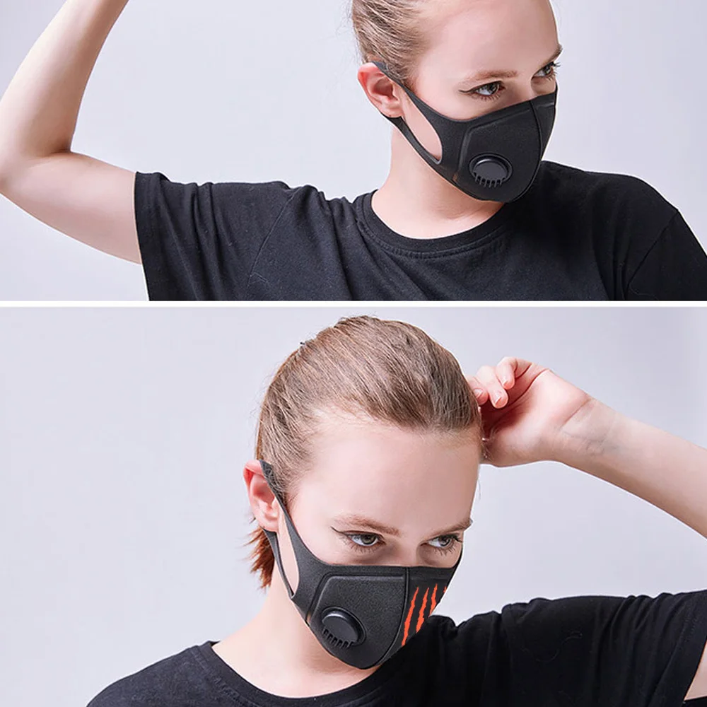 1pcs Anti Pollution Mask PM2.5 Air Dust Face Masks Washable and Reusable Mouth Cover Dustproof Respirator Safety Mask