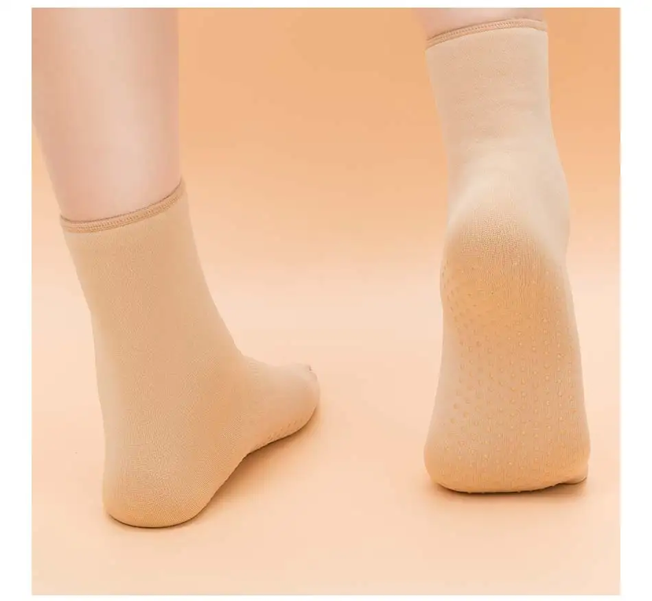 Зимние носки женские теплые толстые носки для младенцев, Термальность шерсть носки для девочек бесшовный бюстгальтер плюс бархатные нескользящие носки-тапочки носок для сна для дам