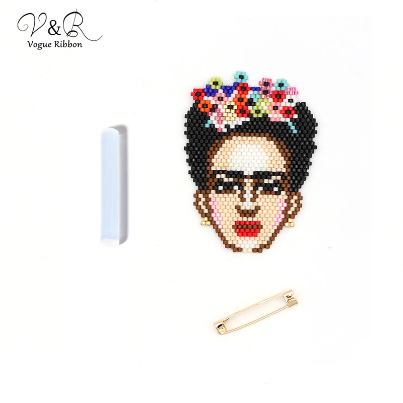 

New DIY Handmade Jewelry Making Seed Bead Figure Charms Pendants for Brooch Pin Components Decoration Fashion Accessories Gifts