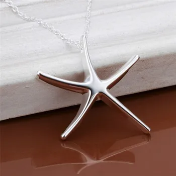 

Starfish Pendant Necklace Jewelry Statement Chain Necklace Gift