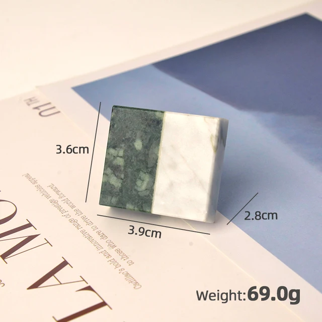 Brass Marble Wood Furniture Handles Stylish Kitchen Cabinet Pulls Knobs Drawer Door Handles and Knobs Decoration F