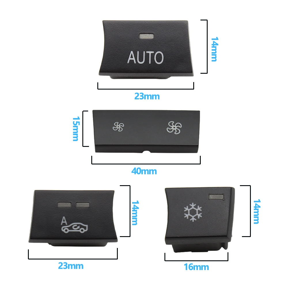 Car Dashboard Air Conditioning AC Button Rotary Knob Cap Repair Kit For BMW 1 3 X1 X3 E81 E82 E87 E88 E90 E91 E92 E93 E84 F25 car ac control switch,air conditioning control panel