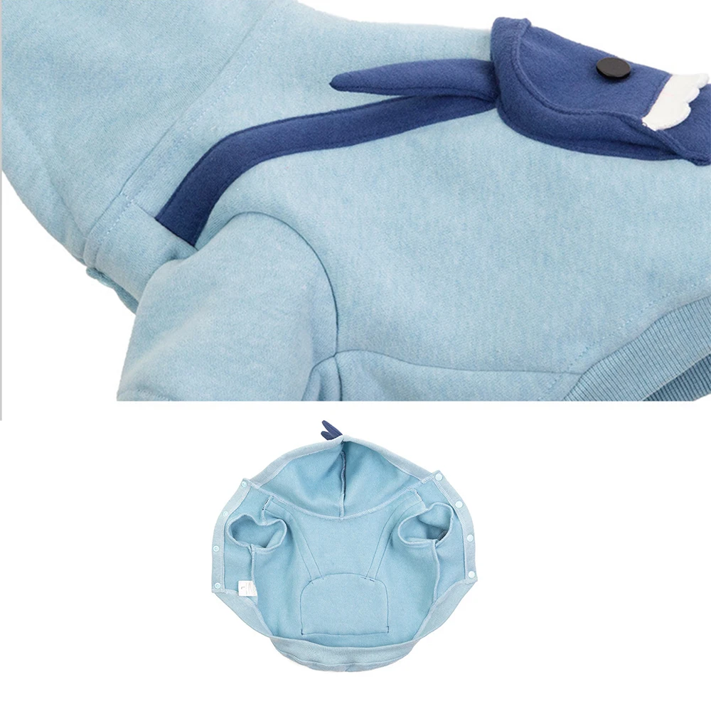 Одежда для маленьких домашних питомцев милый костюм робота собак зимнее теплое