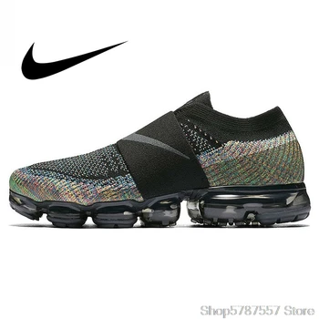 

Original Nike Air VaporMax Moc Rainbow Cushion Men's Running Shoes Sports Sneakers Outdoor Anti-skid Mesh Breathable AH3397-003