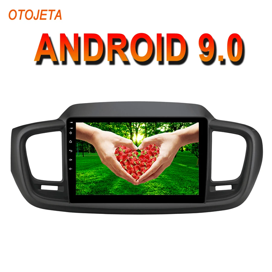 

OTOJETA Android 9.0 2.5D Screen Car Radio Player For KIA SORENTO 2015 2016 bluetooth Multimedia Stereo GPS Navi tape recorder