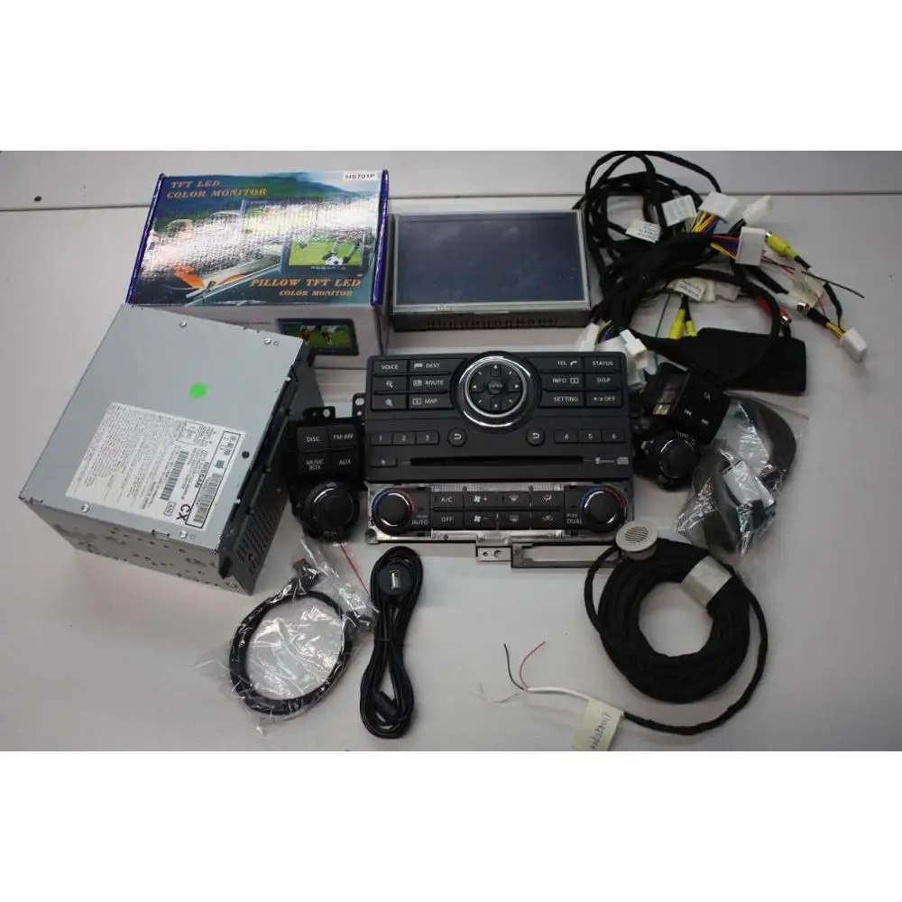 Обновленный комплект для QX56, Armada JA60 2008-2009. Оригинальная навигационная Автомобильная магнитола Кларион. Преобразование на английский. 8 языков ЕС