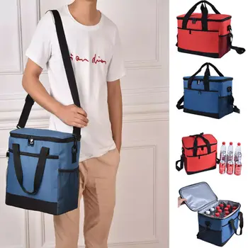 

Waterproof Insulated Lunch Bags Oxford Travel Necessary Picnic Pouch Unisex Thermal Dinner Box Food Case Accessories Gear