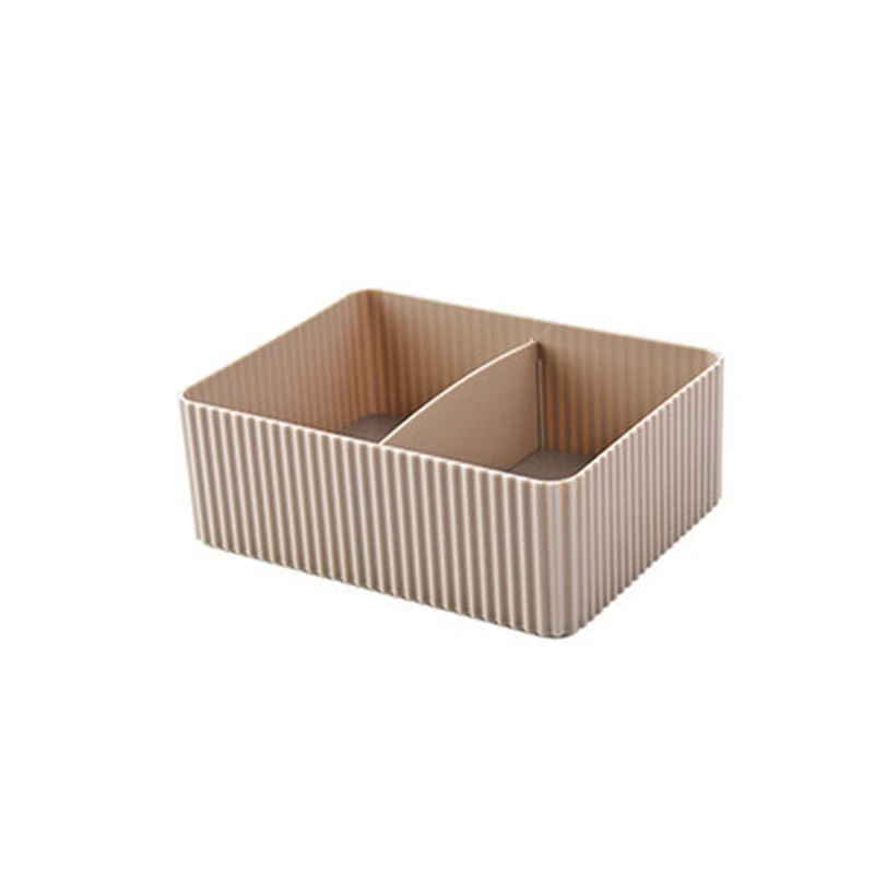 15x11.7x5.5cm coffee 5 сеток настольная коробка для хранения ювелирных изделий Контейнер ящик пластиковый органайзер для макияжа домашний офис для хранения косметики - Цвет: 15x11.7x5.5cm coffee