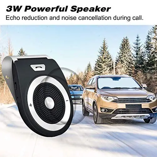 Автомобильный комплект громкой связи с Bluetooth, авто питание на козырьке с датчиком движения, беспроводной 4,1, комплекты громкой связи для автомобиля