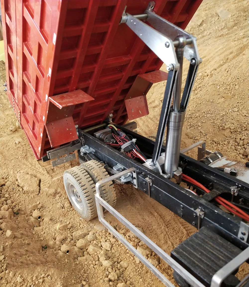 Rc Truck All Metal Hydraulic cylinder Bucket Lift Set For 1/14th Remote