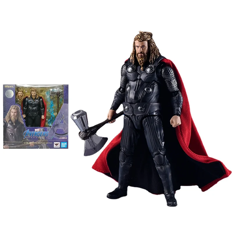 Bandai Marvel Action Figure The Avengers S H Figuarts Endgame Thor Sioson Modello Originale Action Toy Figure Giocattoli Per Bambini