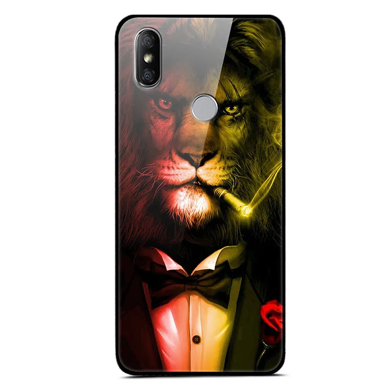 Чехол для Xiaomi Redmi S2 закаленное стекло чехол накладка с планетами космосом