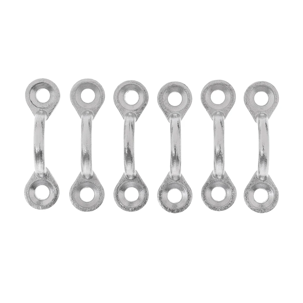 6 Pieces Of Pipe Clamp Bracket Clamp For Fastening And Mounting Clips, 316 Stainless Steel