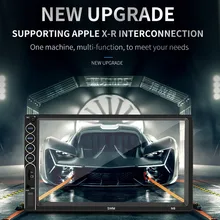 7 дюймов двойной Din сенсорный экран MP5 стерео приемник автомобильный FM стерео Поддержка резервная камера заднего вида MP3 музыкальный плеер видео плеер