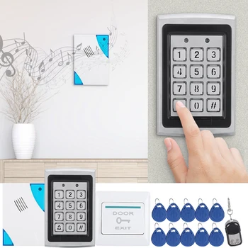 

DC12V RFID Keypad Access Control System Kit Door Lock 125KHz EM Card For Door Entry On Sale HOT