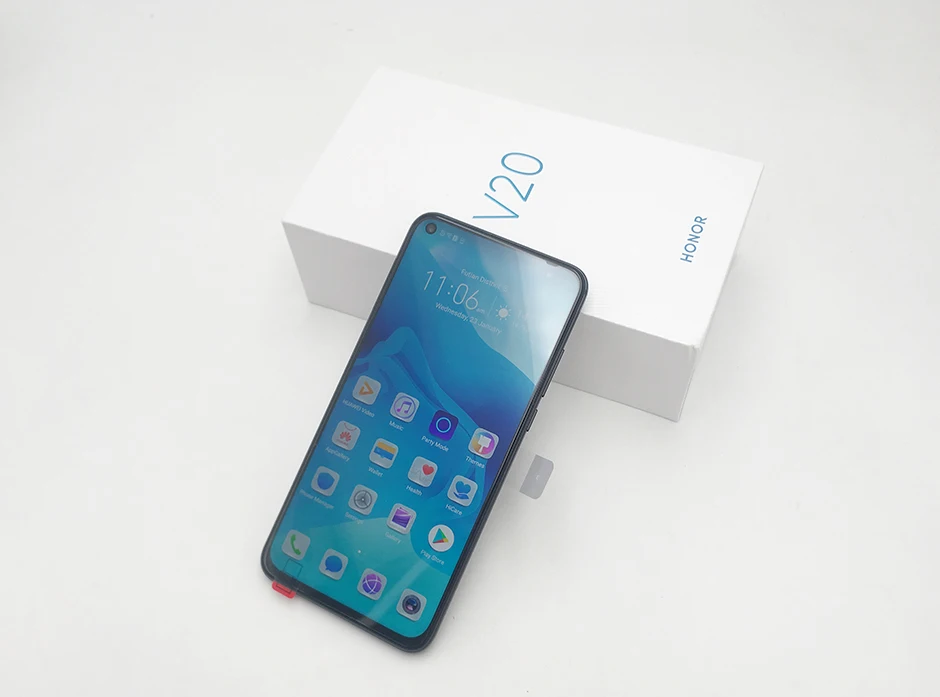  Original HUAWEI Honor View 20 Smartphone Honor V20 Android 9 8GB RAM 128GB ROM google cellphone Mob